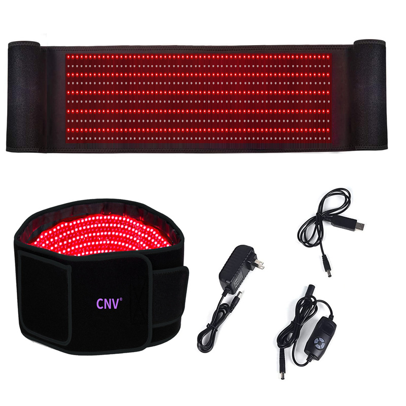 CNV Red Infrared Light Therapy Belt,600 LED Combo 660nm & 880nm- For Relaxing Muscle,Inflammation,Improve Circulation,Weight Loss