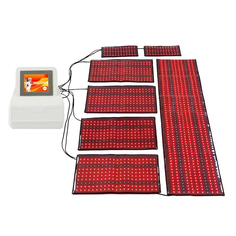 CNV Red Light Therapy Mat & Pad Device,Contouring Machine 7 in 1 Total 1780 Pcs LED 635nm & 850nm Infrared Light Therapy for Body Shoulder Waist Back Knee Pain Relief For weight loss