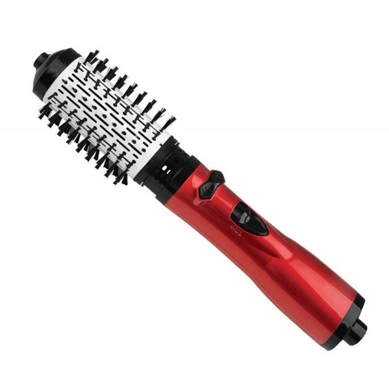 CNV Electric Hair Dryer Brush Hair Straightener Curler Iron Volumizer Rotate One Step Blowers Replaceable Hot Air Comb 360 Rotating
